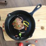 product_image_name-Generic-Cast Iron Skillet Pan - Black-1