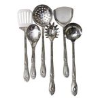 product_image_name-Generic-7 Piece Kitchen Tool Cooking Utensils/Serving Spoons-Silver-1