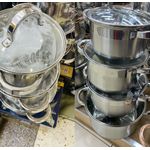 product_image_name-Kaisa Villa-4Pc  Stainless Steel Cookware & Serving Dishes- Color, Silver -2