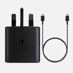 product_image_name-Samsung- USB-C 45W PD Adapter Super Fast Charger (3 Pin) With Type-C To C Cable-Black-3