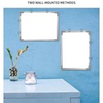 1pc Wallmounted Magnetic Whiteboards 60×90cm with a marker and duster