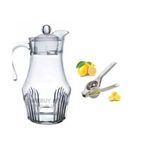 Luminarc Popular Glass Jug With Unique Design With A  Free Lemon Squeezer