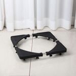 product_image_name-Unbranded-Portable Four-Wheel Plastic Cart for Household Enclosed Structure Removable Style for Washing Machine Fridge OEM Customizable-3