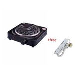 product_image_name-Generic-Coil Hot Plate, Electric Plus A Free 4 way extension- Black/White-1