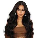 product_image_name-Generic-Euro-American Wig for Women Mid-Length Curly - Black-4
