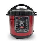 product_image_name-Hoffmans-6.5L Genuine 14 In 1 Digital Electric Pressure Cooker - Red, Silver-1