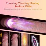 product_image_name-Doc Johnson-Thrusting Realistic Vibrator Dild*o Remote Control Peni*s Suction Cup Big Sex Toy -6