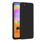 product_image_name-Generic-Silicone Soft Back Cover Case for Samsung Galaxy A31 (Black)-1