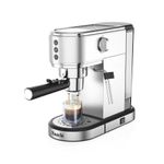 product_image_name-Saachi-3 In1 20 Bar ULKA Pump 1L 1350 W Electric Espresso Coffee Maker Machine- Silver-1