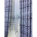 2 Metres (1 piece) hexagon black for a patio sliding door and window Curtains 