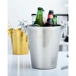 product_image_name-Generic-5L Champagne Wine Ice Bucket Stainless Steel With Deer Head Handles-Silver.-2