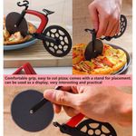 product_image_name-Generic-Bicycle Pizza Cutter, Stainless Steel Wheel with Food Grade Non-Stick Coating, Funny Pizza Cutter, Sharp Cutting Wheel, Pizza Cutter for Party, Gifts-3