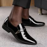 product_image_name-Fashion-Stylish, Sophisticated Men's Slip-On Office Shoes - Men's Formal Leather Shoes - Black-6