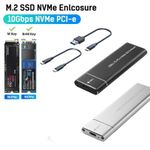 product_image_name-Generic-2 in 1 Dual Protocol M2 SSD Case NVME Enclosure M.2 To USB Type C 3.1 SSD Adapter For NVME+ SSD Disk Box M.2 SSD Slim Case-4