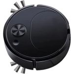 product_image_name-Generic-Robot Vacuum, Automatic Vacuum Cleaner Low Noise Rechargeable 3 in 1 Intelligent Sweeping Robot for Hair Dirty Black for Pet Hair Carpets Hard Floors-3