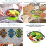 product_image_name-Generic-Collapsible Silicone Kitchen Colander / Strainer -3