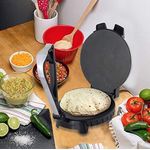 product_image_name-Sonashi-Roti Maker Tortilla Maker With  Non-Stick Coating Plate-Black/Silver-7