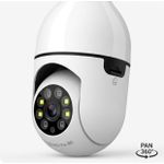 product_image_name-Generic-HD Wireless 360° Tracking Wifi Camera Light Bulb - White-6