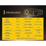 product_image_name-Borrego-Android HD 3D 4K (800 x 480) miracast 3000 Lumens Smart Home Cinema Projector with LAN, 8GB 1GB Ram, Wi-Fi, USB, VGA, Bluetooth, HDMI - multicolor-3