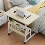 product_image_name-Generic-Adjustable Laptop Table With Shelves And Wheels(NOT ASSEMBLED)- Multicolor-2