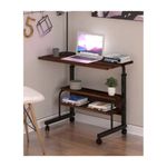 product_image_name-Generic-Adjustable Laptop Table With Shelves And Wheels(NOT ASSEMBLED)- Multicolor-3