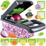 product_image_name-Other-Multifunctional Food Chopper, Kitchen Vegetable Slicer Dicer Cutter,Veggie Chopper - Multi-1