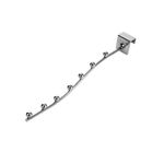 product_image_name-Generic-Hard Metallic H*ok Hanger For Clothes Good For Use In Boutique Business Wardrobes Laundry Hangers For Dresses Coats Shirts - Multicolor-1