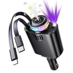 product_image_name-Generic-Starlight Retractable Car Charger with Aromatherapy Diffuser and Starlight, 5 in 1 USB C Car Charger Fast Charging Compatible with iPhone Android Phones-1