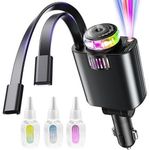product_image_name-Generic-Starlight Retractable Car Charger with Aromatherapy Diffuser and Starlight, 5 in 1 USB C Car Charger Fast Charging Compatible with iPhone Android Phones-3