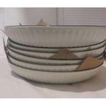 product_image_name-Generic-Sundabest 6pcs Medium White Stylish Ceramic Plate - 8inch-2