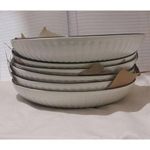 product_image_name-Generic-Sundabest 6pcs Medium White Stylish Ceramic Plate - 8inch-3