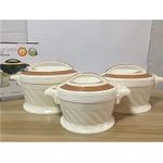 product_image_name-Generic-6 Pieces Set Of  Insulated Serving Dishes For Kepping Food Warm-Multicolours-3