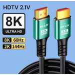 product_image_name-Generic-8K HDTV Premium HDMI Cable 2 Meter - Black-1