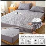 product_image_name-Generic-Original High Quality Full Fit Waterproof Mattress Protector Cover for 5*6 inches - Grey-2