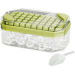 product_image_name-Generic-Ice Cube Tray with Lid and Bin, 50 Cavity Stackable Ice Maker with Ice Shovel, BPA-Free Ice Cube Trays for Freezer for Whiskey Cocktail Juice Coffee Ice Mold for Freezer Ice Storage Box BPA-Free Ice Shovel Mini Trays -3