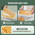 product_image_name-Generic-Ice Cube Tray with Lid and Bin, 50 Cavity Stackable Ice Maker with Ice Shovel, BPA-Free Ice Cube Trays for Freezer for Whiskey Cocktail Juice Coffee Ice Mold for Freezer Ice Storage Box BPA-Free Ice Shovel Mini Trays -8