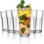 6Pcs Of Glasses For Juice, Beer And Milk -Transparent