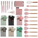 product_image_name-Generic-Multicolor Silicone Cooking Utensil & Knife Set-2