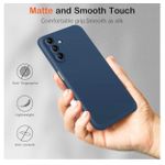 product_image_name-Generic-Samsung Galaxy A15 5G Case, Liquid Silicone Phone Case with Camera Protection Soft Interior Anti-Scratch Shockproof Cover for Galaxy A15 5G - Blue -2