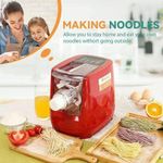 product_image_name-Generic-Electric Pasta Maker Machine, Automatic Noodle Maker With 12 Pasta Shapes, Red-3
