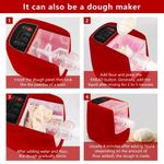 product_image_name-Generic-Electric Pasta Maker Machine, Automatic Noodle Maker With 12 Pasta Shapes, Red-7