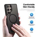 product_image_name-Generic-Galaxy S22,S23 Ultra Phone Case Magnetic, Compatible with MagSafe, Shockproof, Military Grade, Transparent Case-Black-1