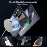 product_image_name-Generic-Galaxy S22,S23 Ultra Phone Case Magnetic, Compatible with MagSafe, Shockproof, Military Grade, Transparent Case-Black-6