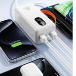 product_image_name-Generic-Power Bank Fast Charging Safe Polymer Battery 22.5W-White/Black-3