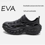 product_image_name-Fashion-Men's Outdoor Thick-Soled Sandals/Beach Shoes/Clogs/Crocs  - Black-3