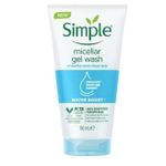 Simple Micellar Facial Gel Wash  Hydrating Water Boost For Moisturizing -150ml