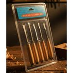 6-piece wood carving chisel set. 