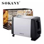 product_image_name-Sokany-Automatic Fast Heating 2 Slice Electric Bread Toaster Oven - Silver-1