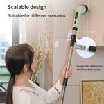 product_image_name-Generic-Wireless Rotatable 9-in-1 Electric Cleaning Brush For Windows Toilet Kitchen Wall Cleaner LED Display Handheld Shower Scrubber Bathroom Cleaning Tools- Multicolor-2