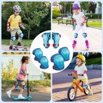 product_image_name-Generic-CKE Knee Pads for Kids Kneepads and Elbow Pads Toddler Protective Gear Set Kids Elbow Pads and Knee Pads for Girls Boys with Wrist Guards 3 in 1 for Skating Cycling Bike Rollerblading Scooter-2